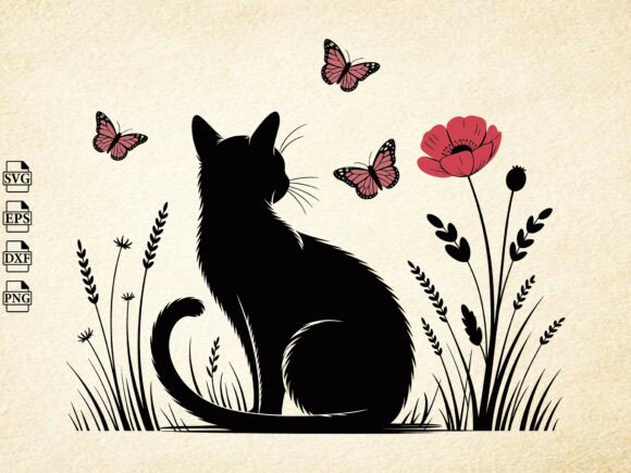 Cat SVG Graphics for Crafts and Seasonal Projects