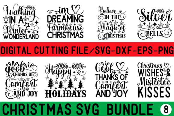 Christmas Svg Bundle for Graphics and Crafts