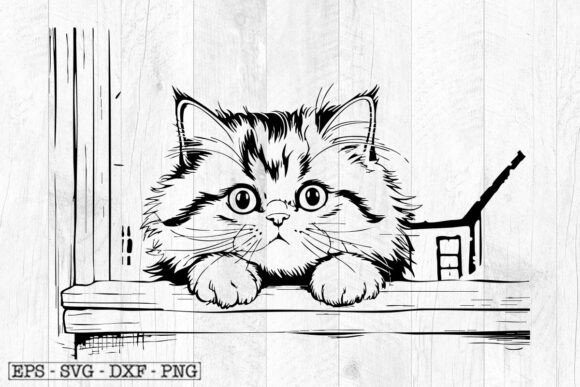 Cute Cat Svg for Crafts and Graphics
