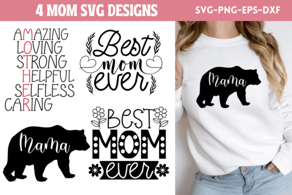 Mom Quotes SVG Bundle