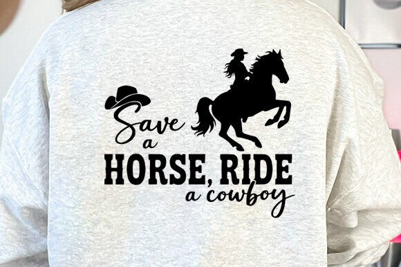 Save a Horse SVG for Crafts and Graphics