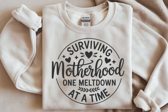 Surviving Motherhood SVG, One Meltdown At a Time